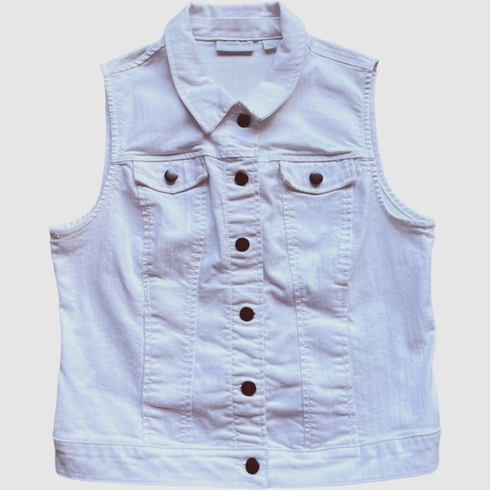 NY&C Denim Vest Size Med